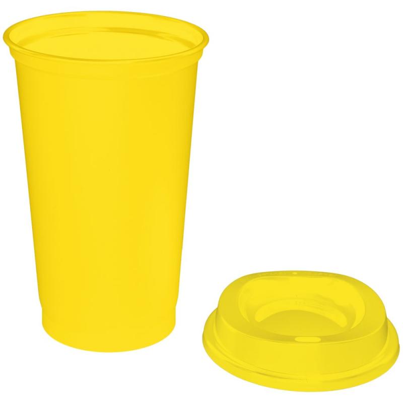 Стакан с крышкой Color Cap