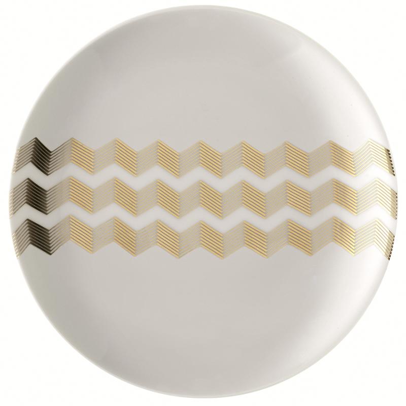 Набор блюдец signature, chevron, D16 см, 4 шт.