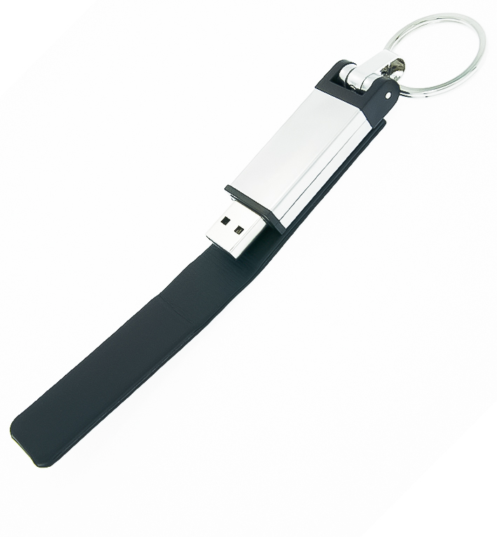 Флеш накопитель USB 2.0 Verona в кожаном чехле 16GB, металл