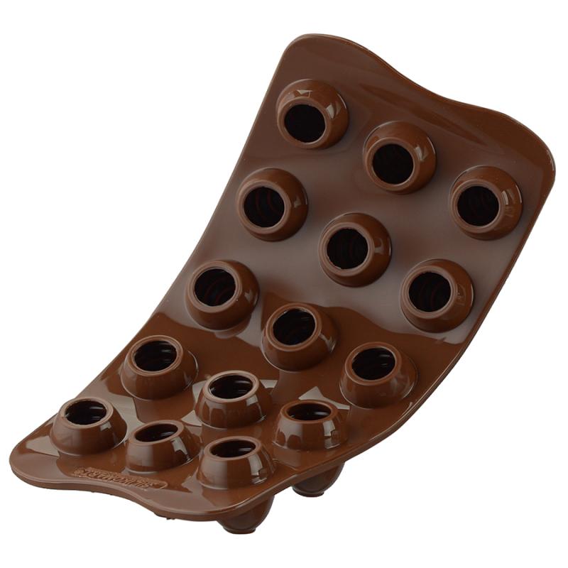 Форма для приготовления конфет choco spiral силикон