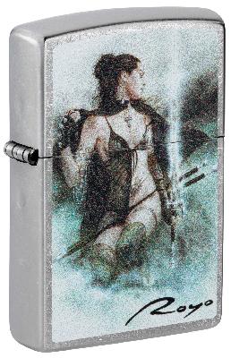 Зажигалка ZIPPO Luis Royo с покрытием Street Chrome, латунь, 38x13x57 мм