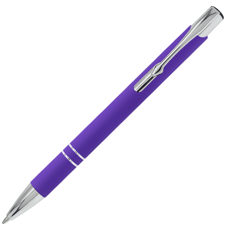 Ручка шариковая, Legend Soft Touch Mirror Silver Requis