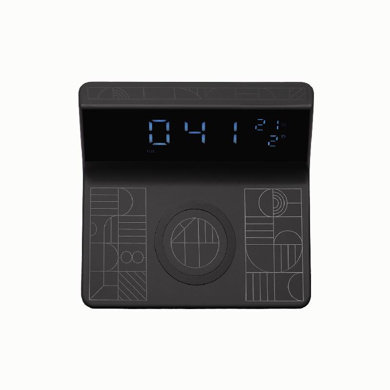 Зарядная станция с часами 15W Zenith