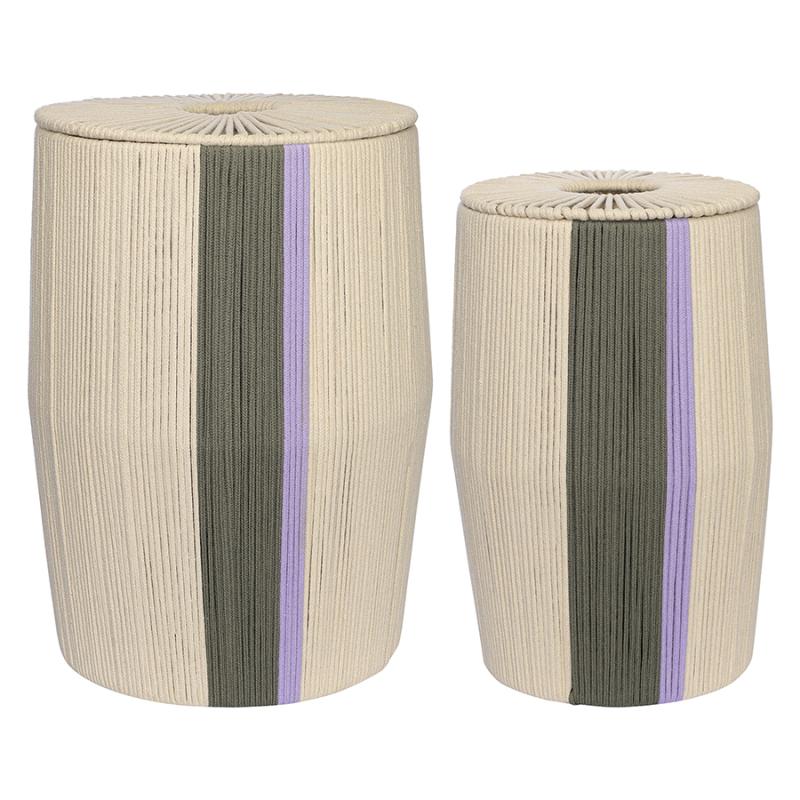 Корзина плетеная conga grey из коллекции ethnic, размер l