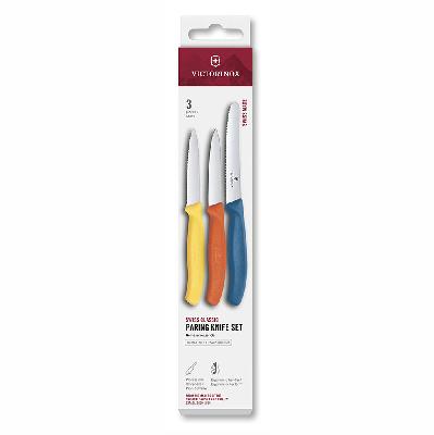 Набор из 3 ножей для овощей VICTORINOX:  нож 8 см,  нож 8 см,  нож 11 см