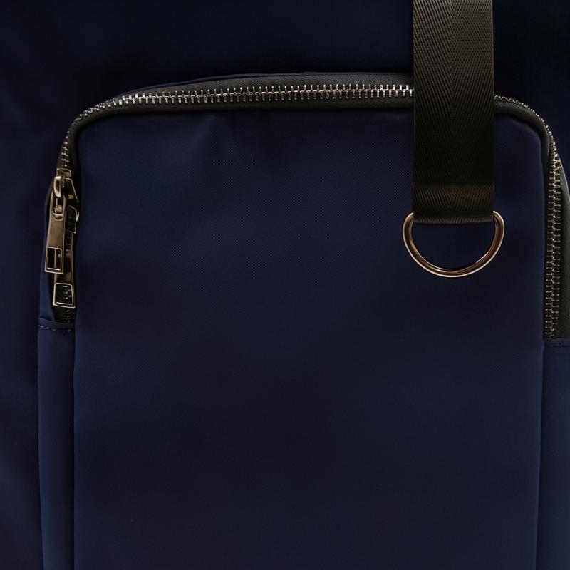 Шоппер Superbag Pocket (темно-синий с черным)