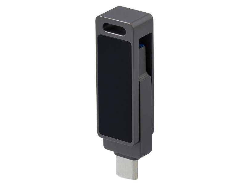 USB3.0/ Type-C флешка 2в1 на 64 ГБ Спинлайт с подсветкой