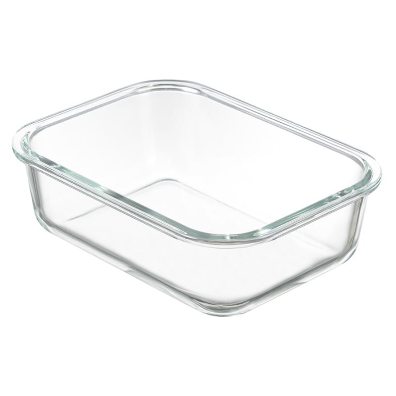 Контейнер для запекания и хранения прямоный click glass, 1 л