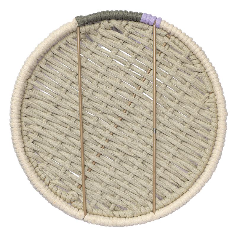 Корзина плетеная conga grey из коллекции ethnic, размер l
