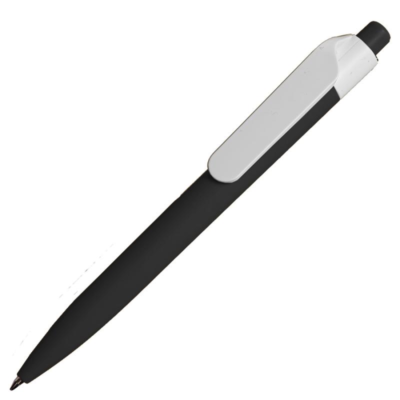 Ручка шариковая N16 soft touch, голубой, пластик, цвет чернил синий