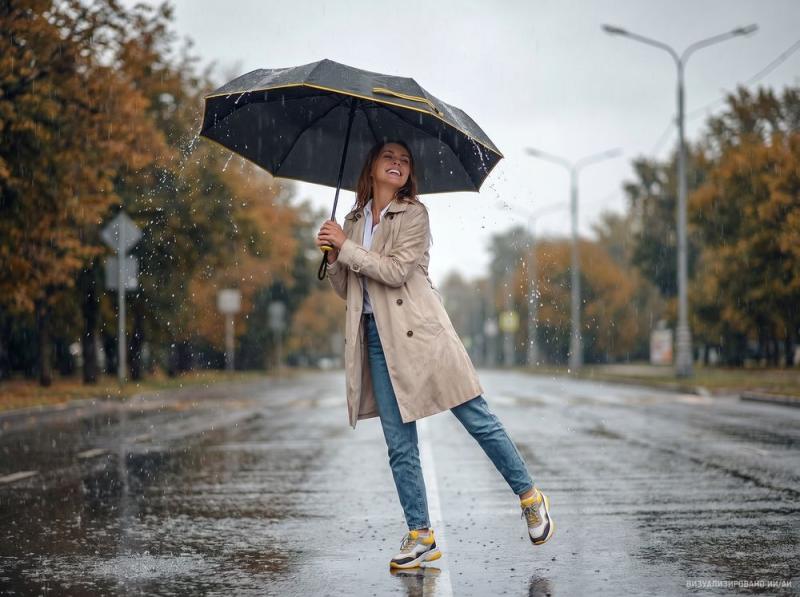 Зонт складной Edgeline