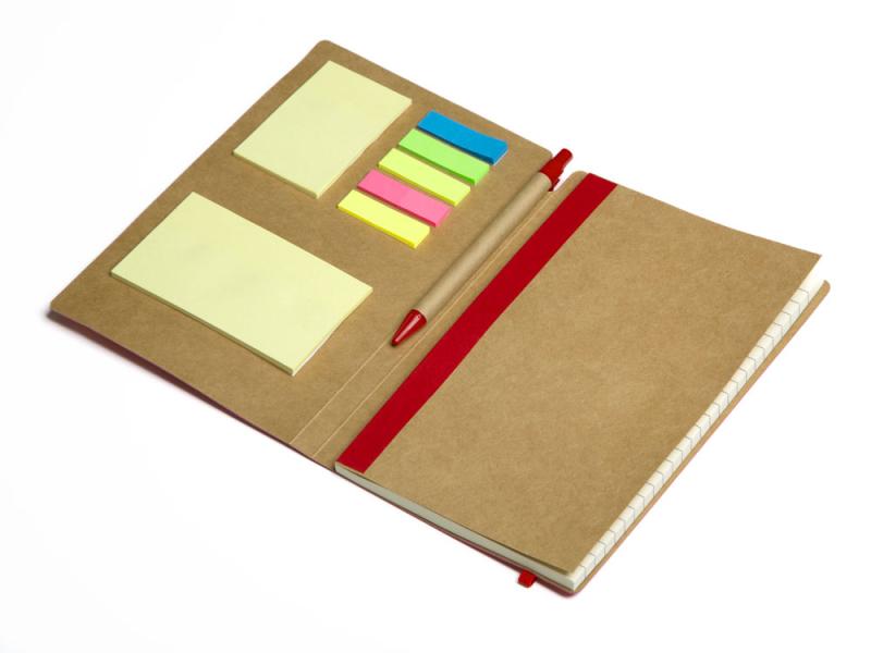 Блокнот А5 Write and stick с ручкой и набором стикеров