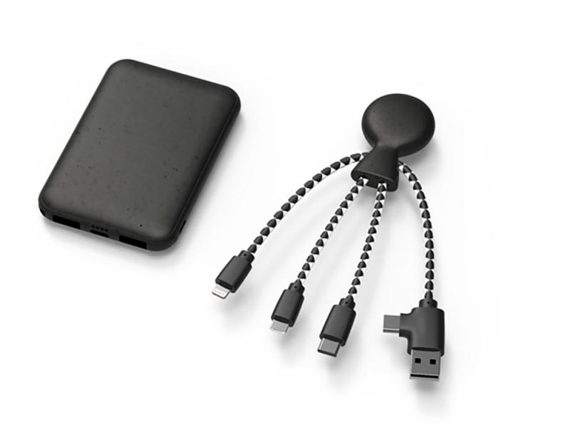 Внешний аккумулятор BioPack c кабелем Mr. Bio, 5000 mAh