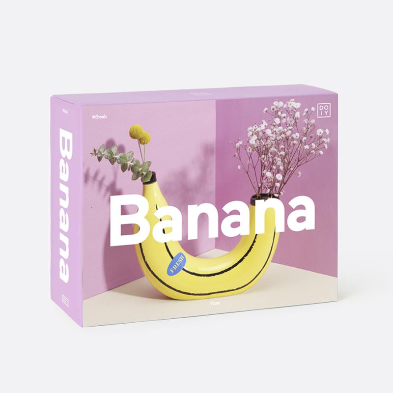Ваза для цветов banana, 19 см