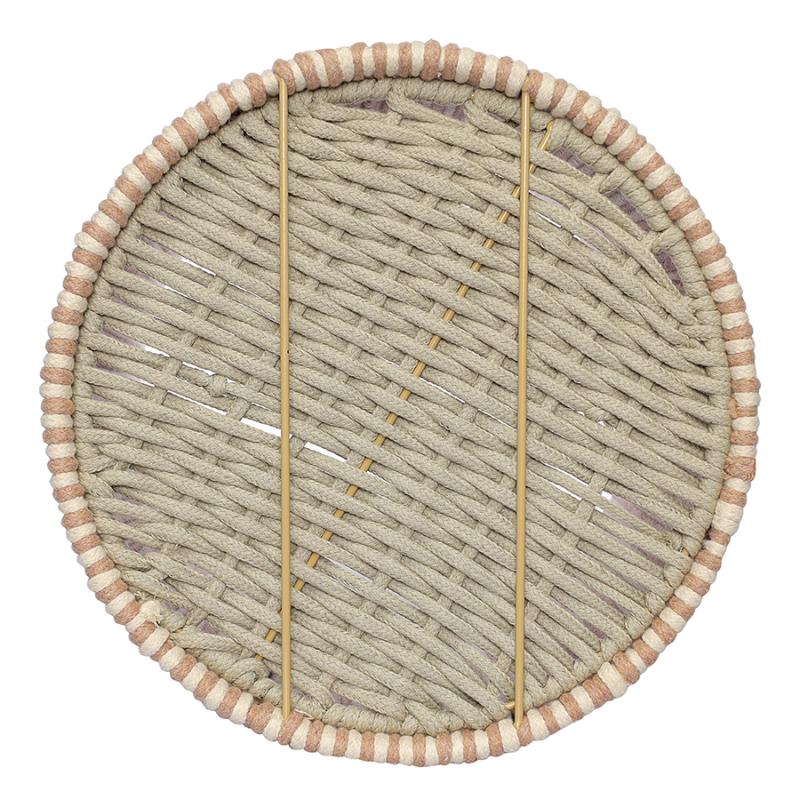 Корзина плетеная dholak beige из коллекции ethnic, размер m