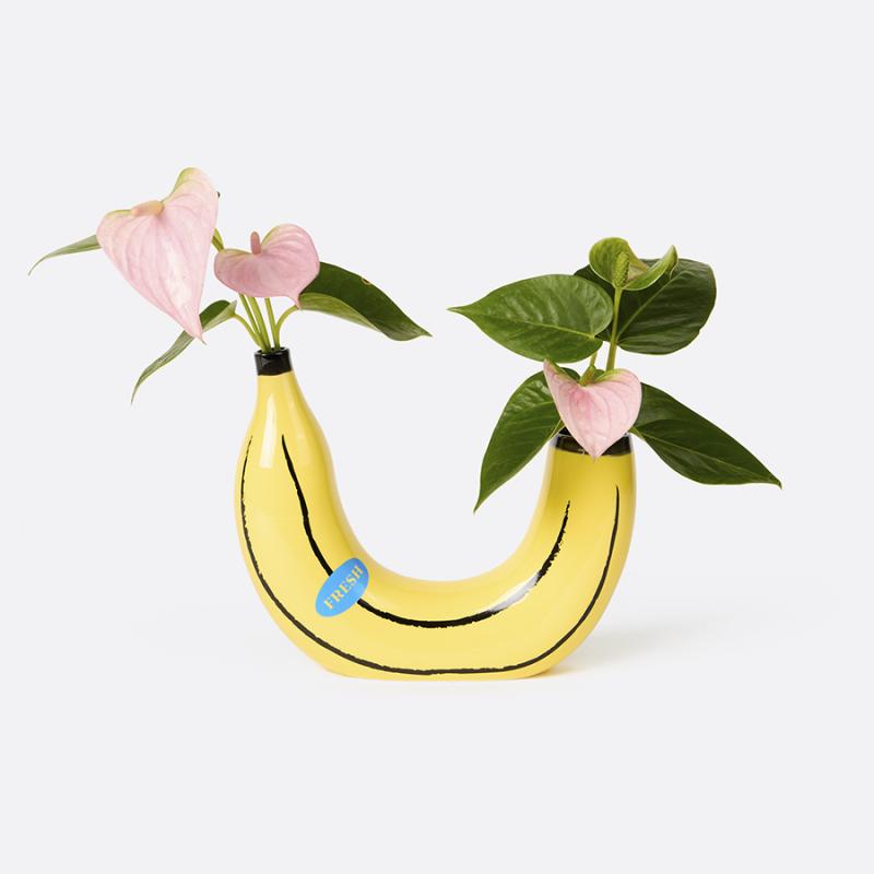 Ваза для цветов banana, 19 см