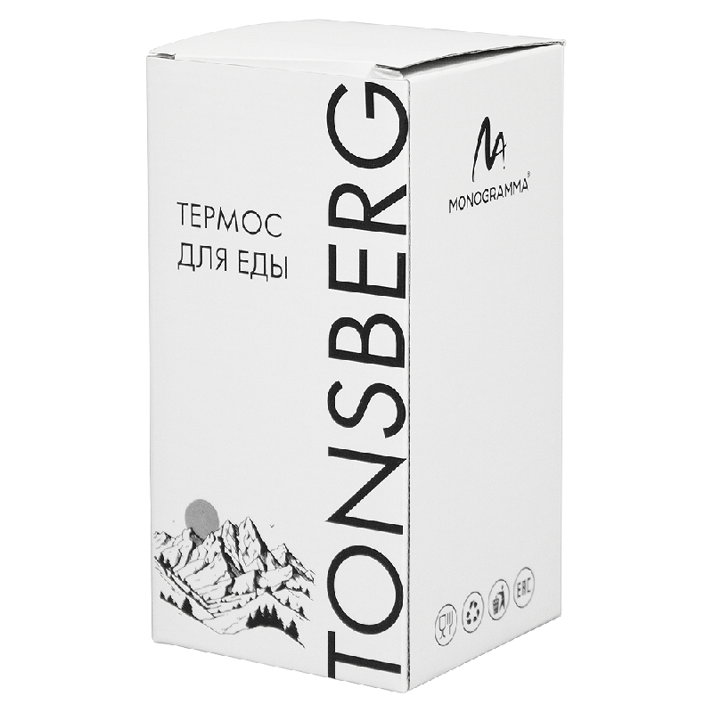 Термос для еды Tonsberg, 620 мл, металлический