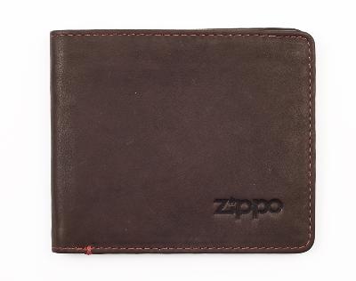 Портмоне ZIPPO, натуральная кожа, 11x1,2x10 см