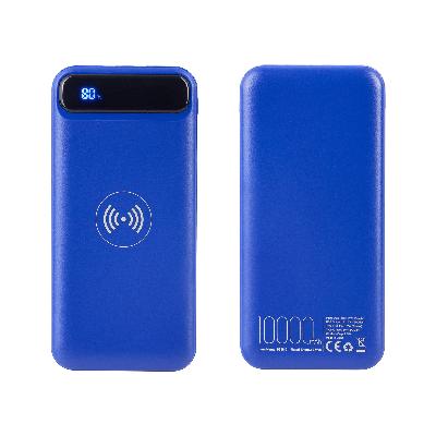 Беспроводное зарядное устройство "Quantum", 10000 mAh с цифровым индикатором заряда