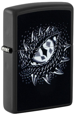 Зажигалка ZIPPO Dragon Eye с покрытием Black Light, латунь,овая 38x13x57 мм