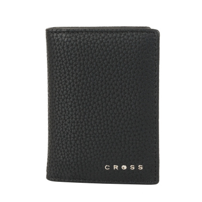 Визитница Cross Nueva Management Black, кожа наппа, фактурная, 10,5 х 7,5 х 2 см