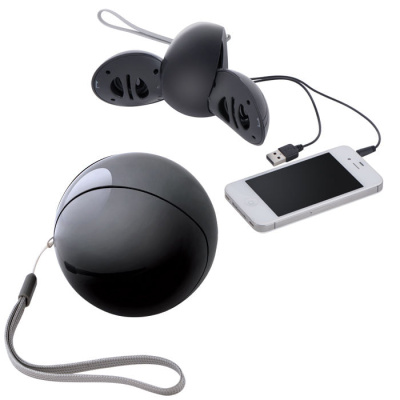 Портативные аудио колонки для смартфона,белые,D=7,8см,пластик
