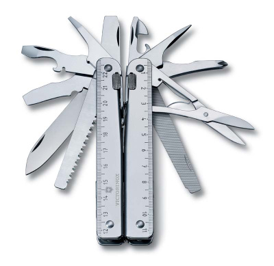 Мультитул VICTORINOX SwissTool X, 115 мм, 28 функций, в нейлоновом чехле