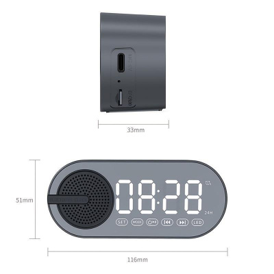 Колонка беспроводная MyTone  Sound Clock c часами