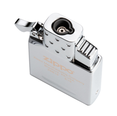Газовый вставной блок для широкой зажигалки Zippo, одинарное турбо пламя, нержавеющая