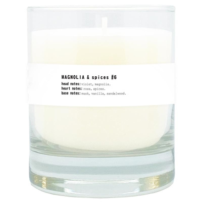 Свеча ароматическая lab co, magnolia&spices, 40 ч