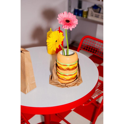 Ваза для цветов fast food, burger, 18 см