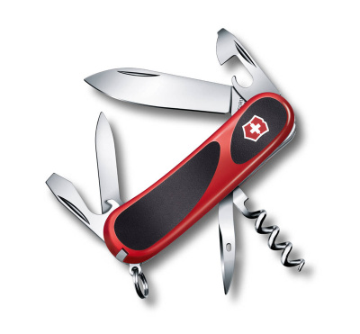 Нож перочинный VICTORINOX Evolution 10, 85 мм, 13 функций,  с чёрными вставками