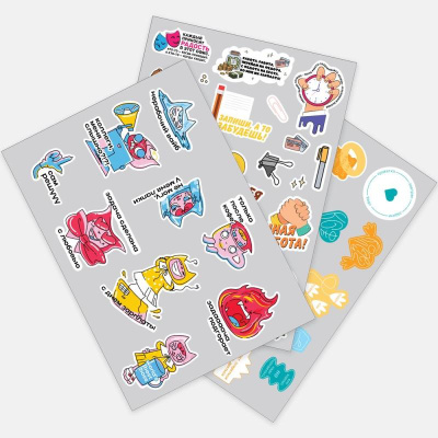 Наклейки UV-DTF Stiker Pack на заказ