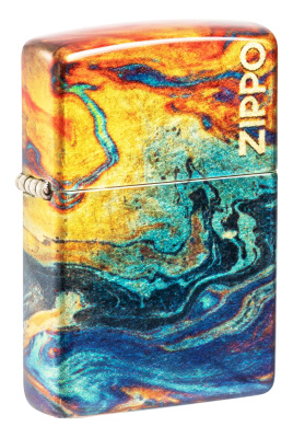 Зажигалка ZIPPO Classic с покрытием 540 Tumbled Brass, латунь, 38x13x57 мм