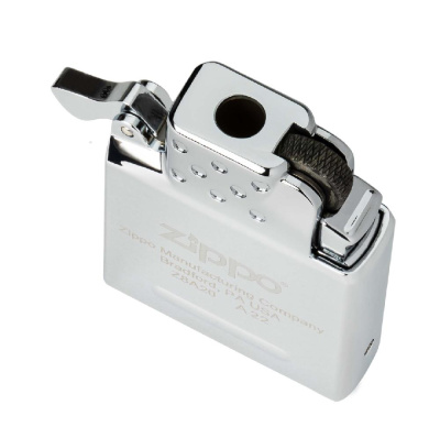 Газовый вставной блок для широкой зажигалки Zippo, одинарное жёлтое пламя, нержавеющая