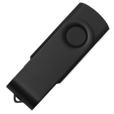 USB flash-карта DOT (8Гб), белый, 5,8х2х1,1см,пластик металл
