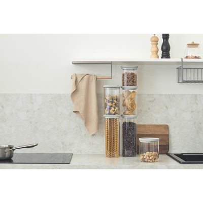 Банка для хранения квадратная vacuum glass, 1,5 л