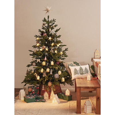 Подушка декоративная с вышивкой snow fs из коллекции new year essential, 45х45 см