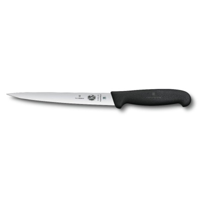 Нож филейный для рыбы VICTORINOX Fibrox с супергибким лезвием 18 см